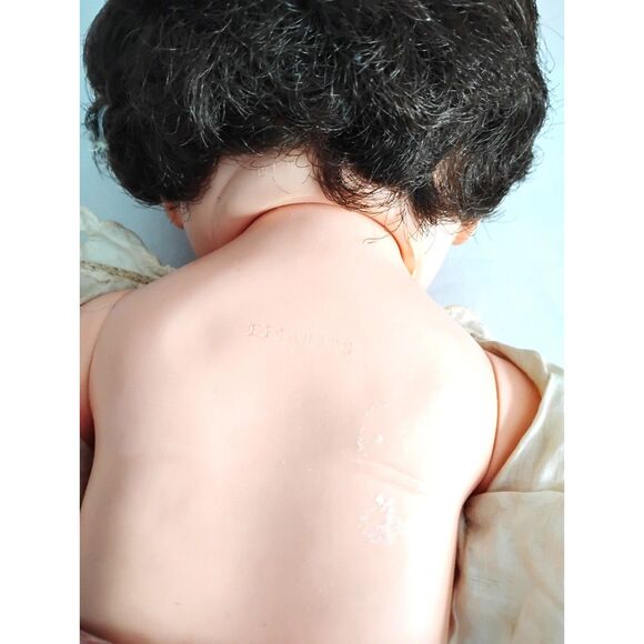 Vintage 1950s Effanbee 18” All-Vinyl Toddler Doll – Rooted Hair, Sleep Eyes - Picture 3 of 4